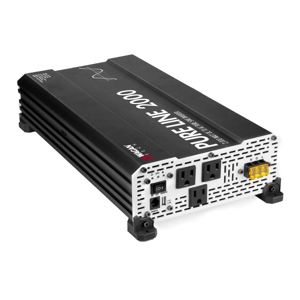 3808 Wagan Tech Pure Line 2000W Pure Sine Wave Inverter | ETL Certified | RoHS Compliant | CE Approved