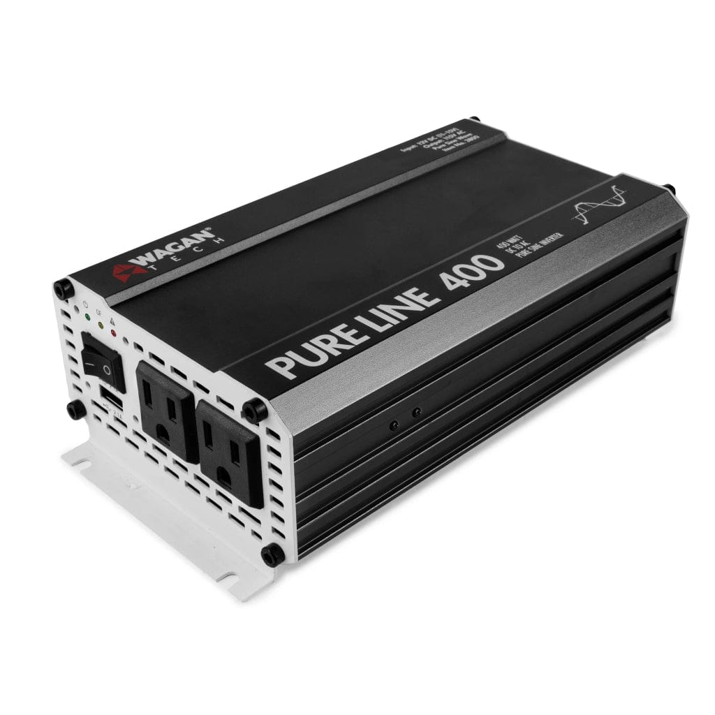 3800 Wagan Tech Pure Line 400W Pure Sine Wave Inverter | ETL Certified | RoHS Compliant | CE Approved