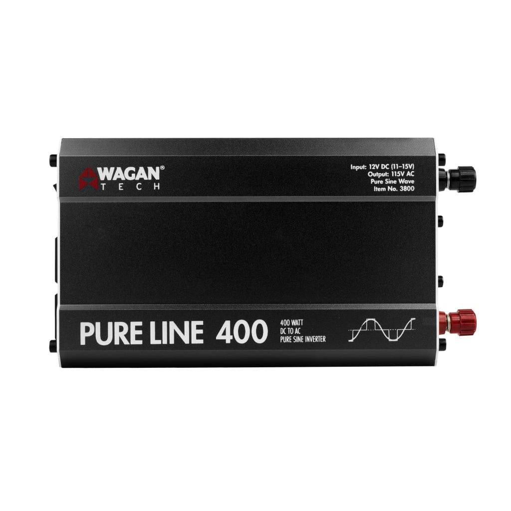 3800 Wagan Tech Pure Line 400W Pure Sine Wave Inverter | ETL Certified | RoHS Compliant | CE Approved