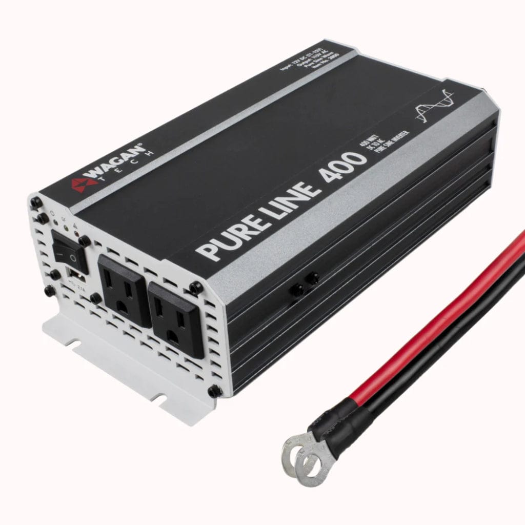 3800 Wagan Tech Pure Line 400W Pure Sine Wave Inverter | ETL Certified | RoHS Compliant | CE Approved