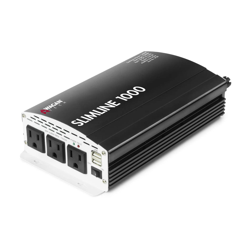 3720 Wagan Tech Slimline 1000W Inverter | 115V | RoHS Compliant | Modified Sine Wave