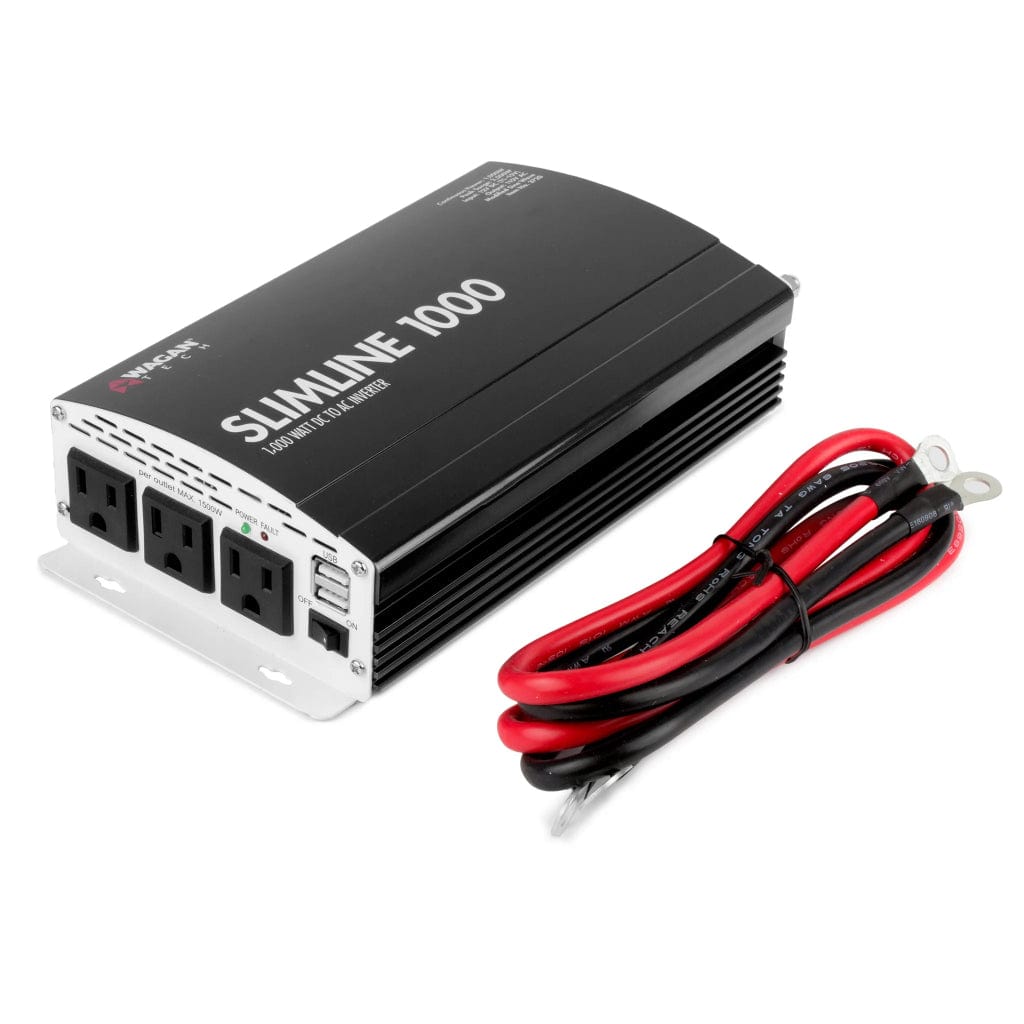 3720 Wagan Tech Slimline 1000W Inverter | 115V | RoHS Compliant | Modified Sine Wave
