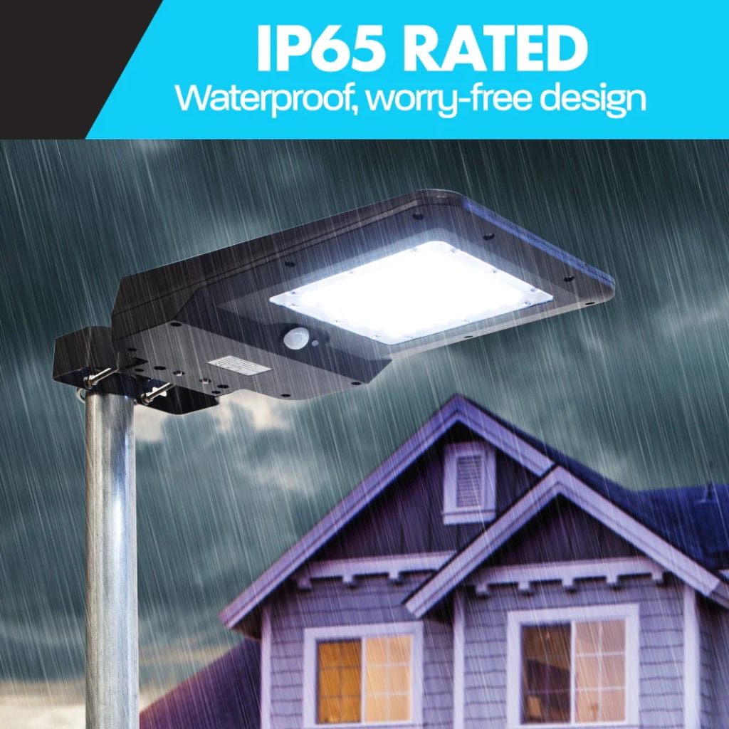 8586 Wagan Tech Solar + LED Flood Light 1600 | IP65 Rated | CE Certified | RoHS Compliant