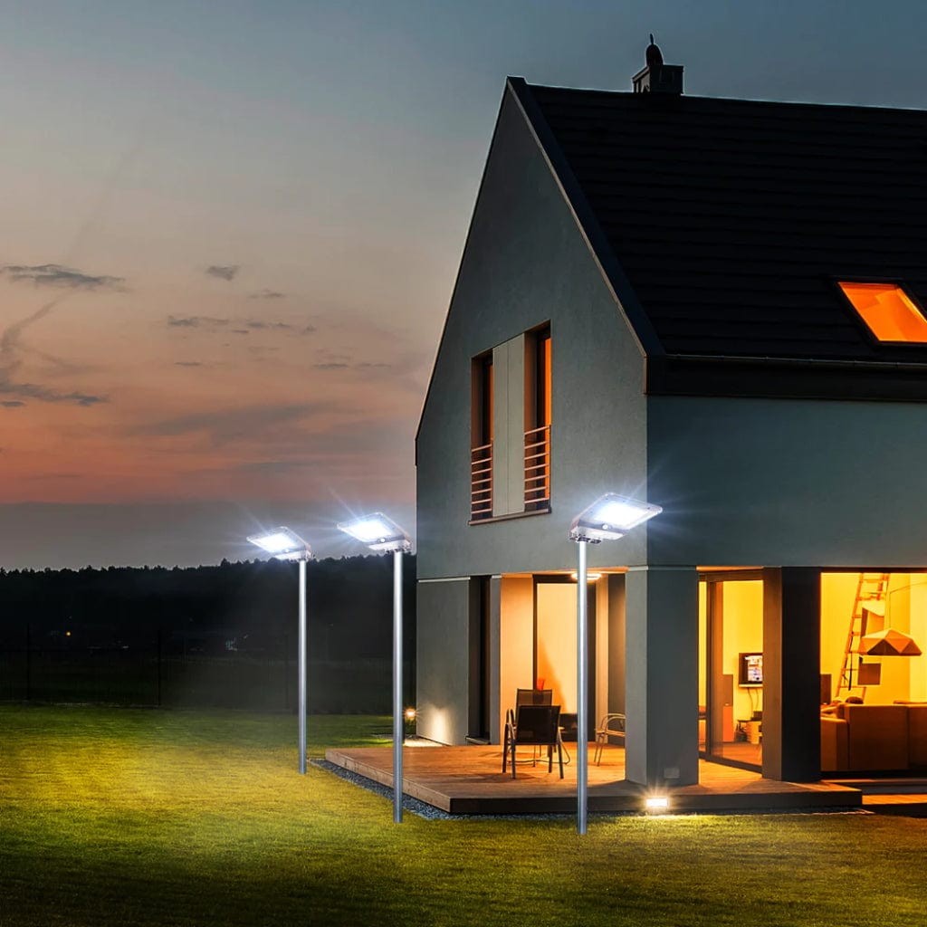 8586 Wagan Tech Solar + LED Flood Light 1600 | IP65 Rated | CE Certified | RoHS Compliant