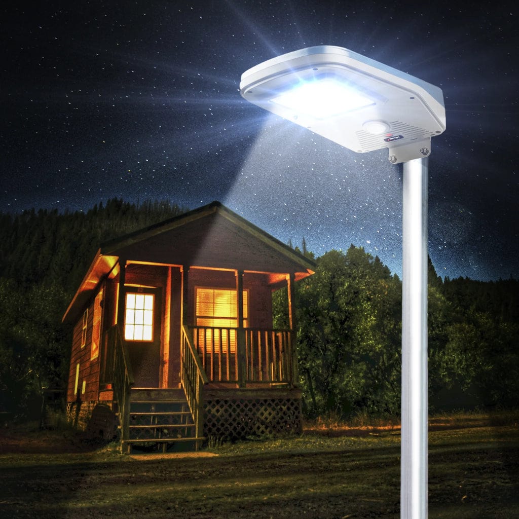 8590 Wagan Tech Solar + LED Flood Light 2000 with Remote | IP65 Rated | CE, RoHS, FCC, BSCI Certified