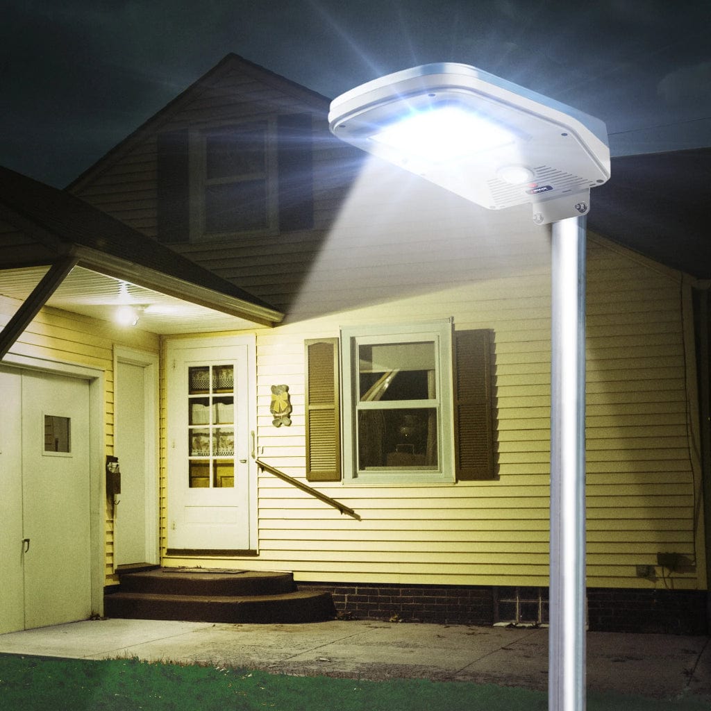 8590 Wagan Tech Solar + LED Flood Light 2000 with Remote | IP65 Rated | CE, RoHS, FCC, BSCI Certified
