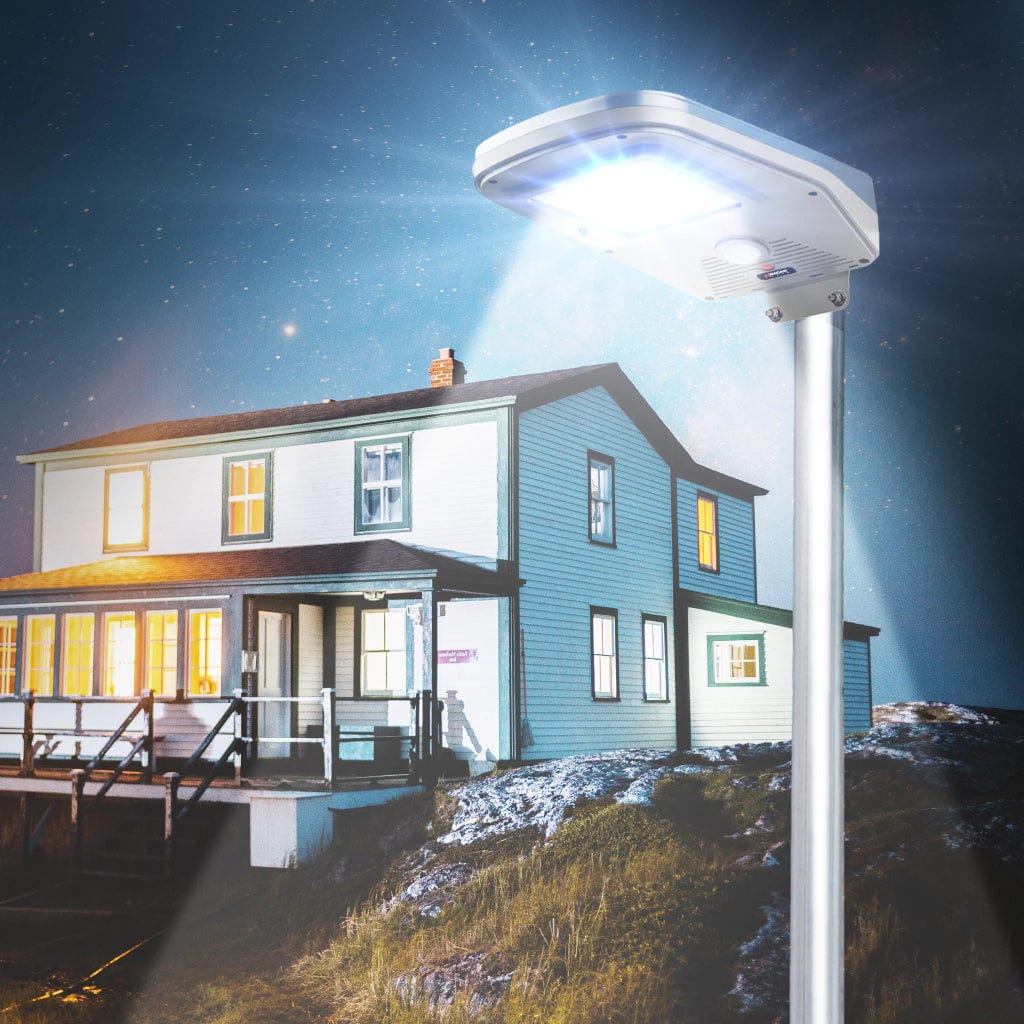 8590 Wagan Tech Solar + LED Flood Light 2000 with Remote | IP65 Rated | CE, RoHS, FCC, BSCI Certified