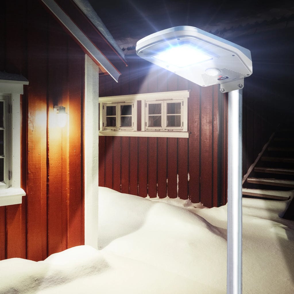 8591 Wagan Tech Solar + LED Flood Light 3000 with Remote | IP65 Rated | CE, RoHS, FCC, BSCI Certified