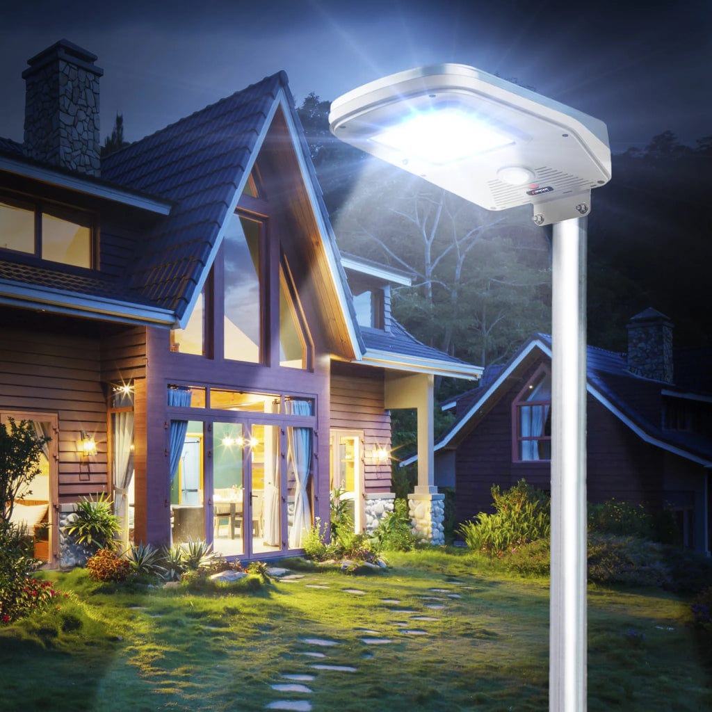 8591 Wagan Tech Solar + LED Flood Light 3000 with Remote | IP65 Rated | CE, RoHS, FCC, BSCI Certified