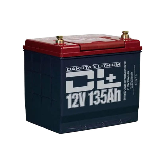Dakota Lithium DL+ 12V 135Ah LiFePO4 Dual Purpose Battery | 2,500 Cycles | 3360Wh | UL1642 Certified | IP67 Rated