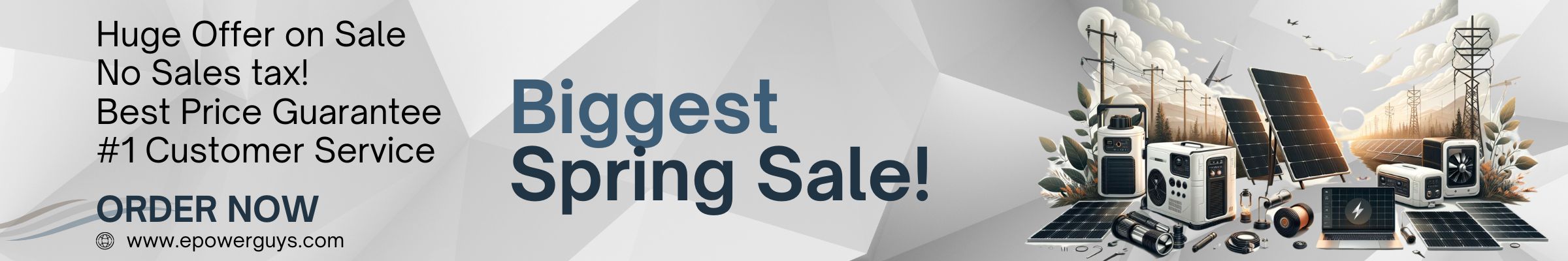 EPG Spring Sale Banner