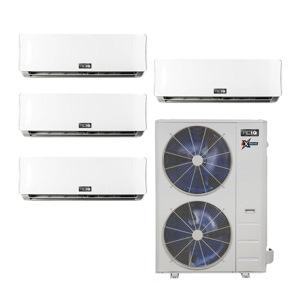 ACiQ-48Z-HH-M6C / ACIQ-06W-HH-MD-3 / ACIQ-18W-HH-MD ACiQ 48k BTU Extreme 4-Zone Wall Mount Mini Split System R454B | 23.0 SEER2 | Extreme Heat 6+6+6+18