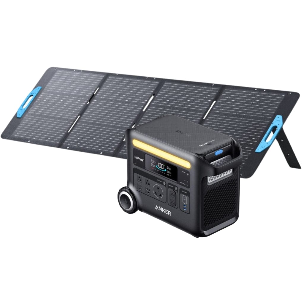 A1781111 Anker SOLIX F2600 2400W LiFePO4 Portable Power Station [Build Your Custom Bundle] | 2560Wh–5120Wh | 200W / 400W Solar Panel | Portable Solar Generator