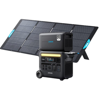 A1781111 Anker SOLIX F2600 2400W LiFePO4 Portable Power Station [Build Your Custom Bundle] | 2560Wh–5120Wh | 200W / 400W Solar Panel | Portable Solar Generator