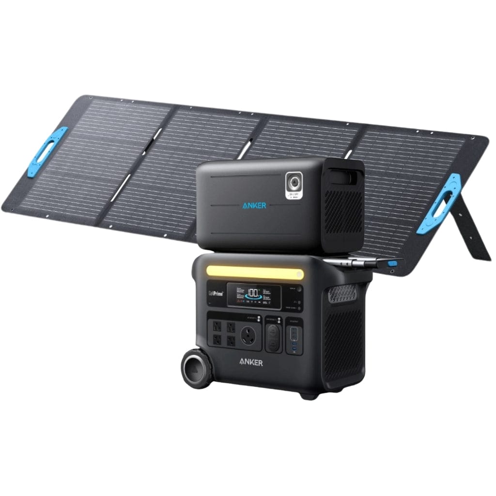 A1781111 Anker SOLIX F2600 2400W LiFePO4 Portable Power Station [Build Your Custom Bundle] | 2560Wh–5120Wh | 200W / 400W Solar Panel | Portable Solar Generator