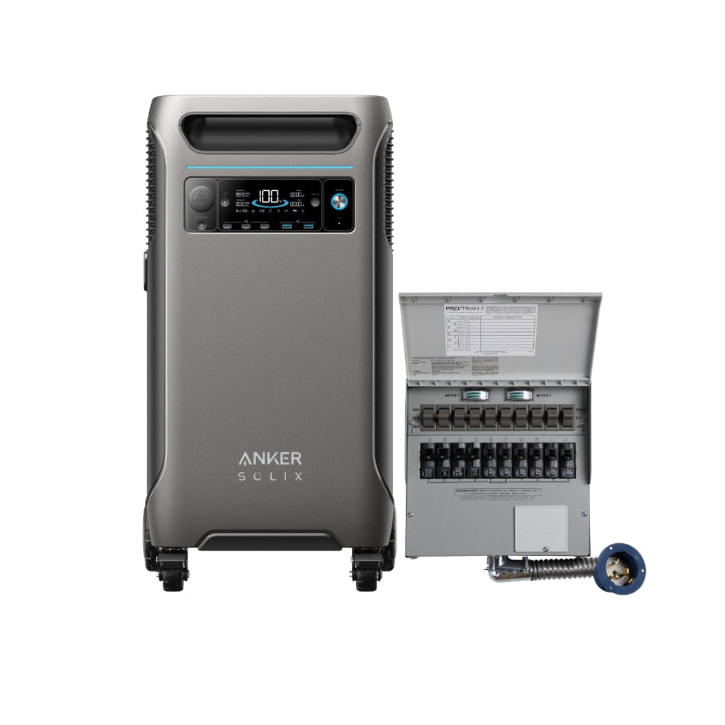 B1790113 Anker SOLIX F3800 LiFePO4 Portable Power Station [Build Your Custom Bundle] | 6000W–12000W | 3.84kWh–26.9kWh | Home Power Back Up