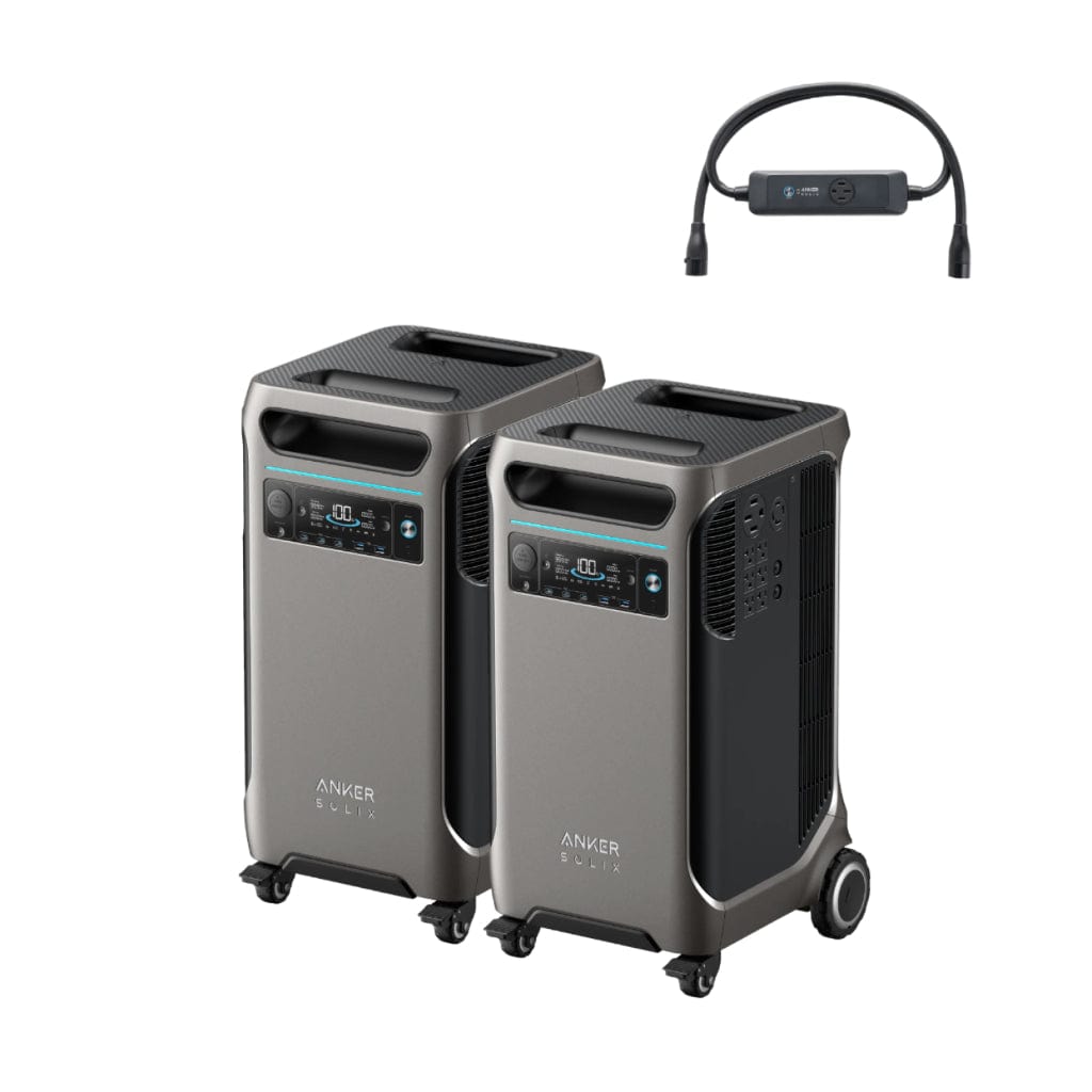 B179011H Anker SOLIX F3800 LiFePO4 Portable Power Station [Build Your Custom Bundle] | 6000W–12000W | 3.84kWh–26.9kWh | Home Power Back Up