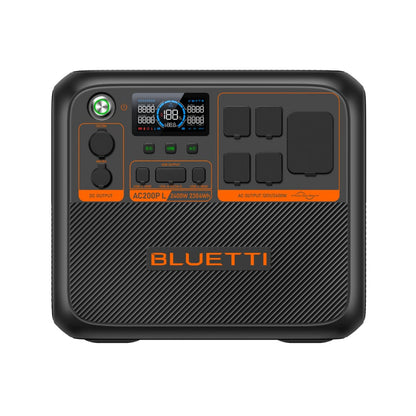 P-AC200PL-US-GY-BL-010 Bluetti AC200P L LiFePO4 Portable Power Station | 2400W | 2304Wh | 3000 Cycle | MPPT Controller