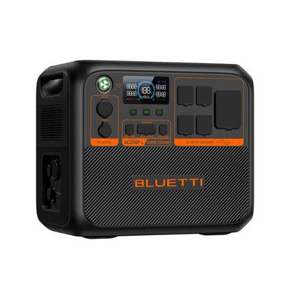 P-AC200PL-US-GY-BL-010 Bluetti AC200P L LiFePO4 Portable Power Station | 2400W | 2304Wh | 3000 Cycle | MPPT Controller