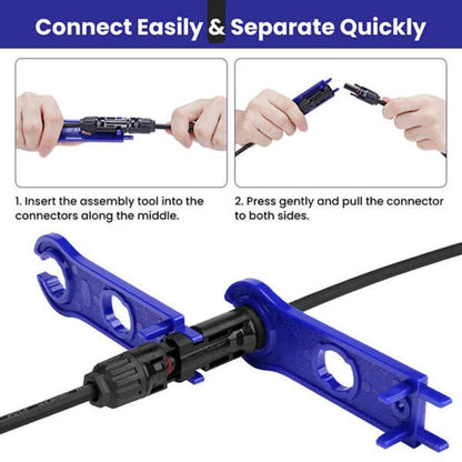 IRV015-B021 BougeRV 1 Pair Solar Connector Tool Assembly Spanners | MC4 Disconnect Tool