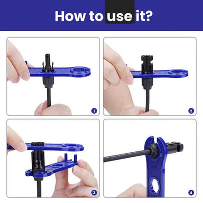 IRV015-B021 BougeRV 1 Pair Solar Connector Tool Assembly Spanners | MC4 Disconnect Tool