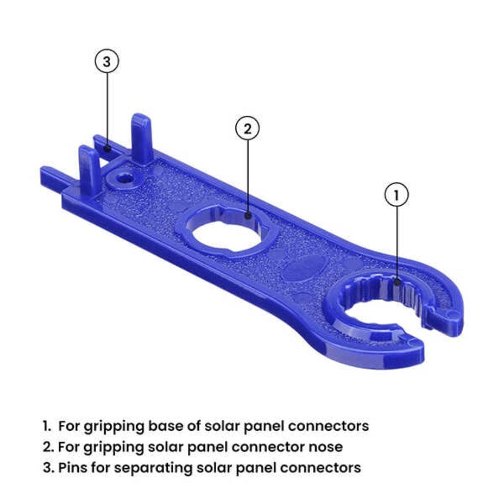 IRV015-B021 BougeRV 1 Pair Solar Connector Tool Assembly Spanners | MC4 Disconnect Tool