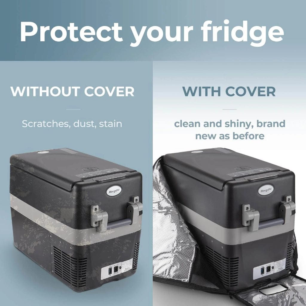 A3001-01804 BougeRV 12V 42 Quart (40L) Portable Car Fridge Cover | Fridge Bag | Scratch Protection