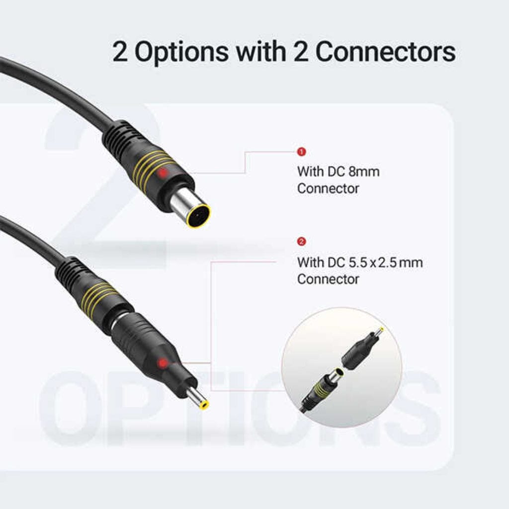 ISE100 BougeRV 6 Feet 14AWG Solar Connector to DC Adapter | Tin Coated Copper | MC4 to DC Adapter