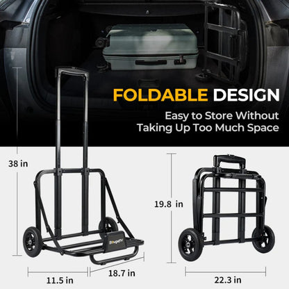 ISE186 BougeRV Folding Hand Truck for Portable Power Stations | Foldable Trolley