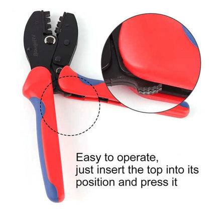 ISE032 BougeRV Solar Crimping Tool for 14-10AWG Solar Panel PV Cable | MC4 Crimping Tool | High Carbon Steel