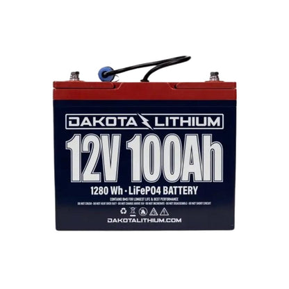 12V100BV2B Dakota Lithium 12V 100Ah CAN Bus Compatible LiFePO4 Battery | 5,000 Cycles | 1280Wh | Deep Cycle Battery