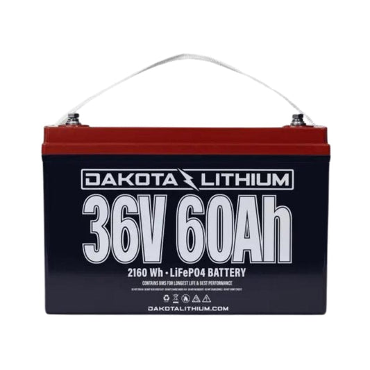 PID36V60AH Dakota Lithium 36V 60Ah LiFePO4 Battery | 3,000 Cycles | 2,304 Wh | Deep Cycle Battery