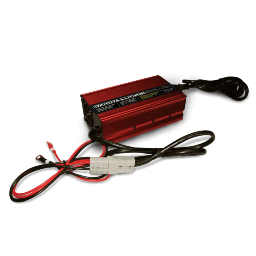 36V8ACHARGER Dakota Lithium 36V 8A LiFePO4 Battery Charger | Anderson Plug to Ring Terminal