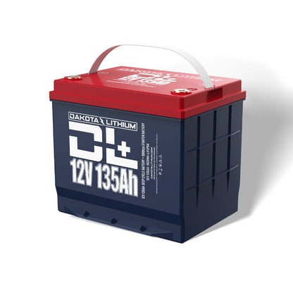 Dakota Lithium DL+ 12V 135Ah LiFePO4 Dual Purpose Battery | 1620Wh | 2,500 Cycles | IP67 Rated