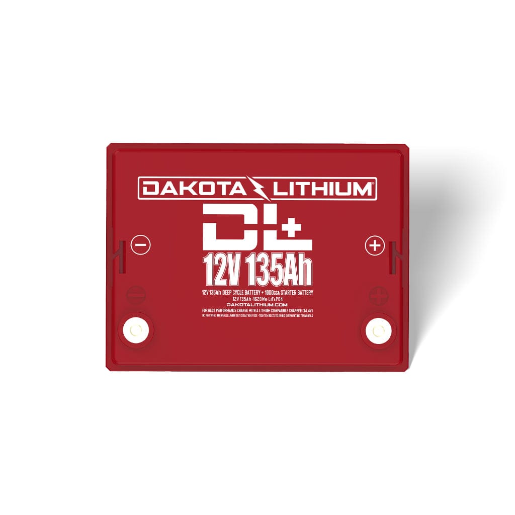 Dakota Lithium DL+ 12V 135Ah LiFePO4 Dual Purpose Battery | 1620Wh | 2,500 Cycles | IP67 Rated