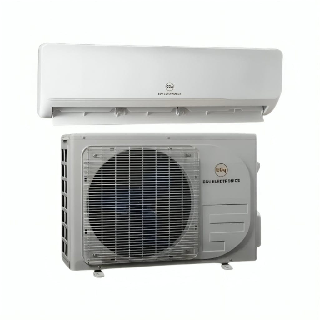 1581006 EG4 12k Hybrid Solar AC/DC Mini-Split Air Conditioner Heat Pump | 12000 BTU | SEER2 22 | DIY Installation