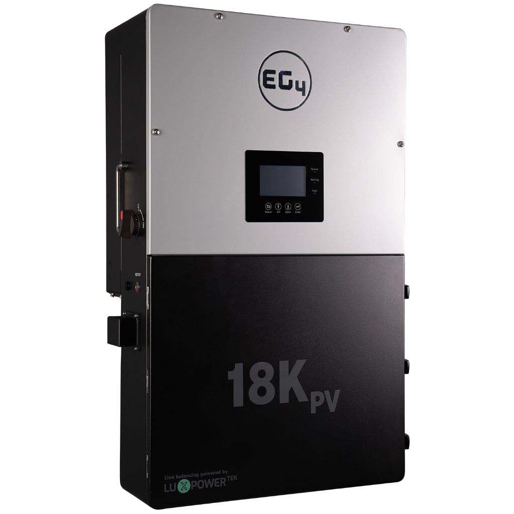 1602002 EG4 18kPV-12LV All-In-One Hybrid Inverter | 12000W | 48V | 120 / 240V Split Phase | MPPT