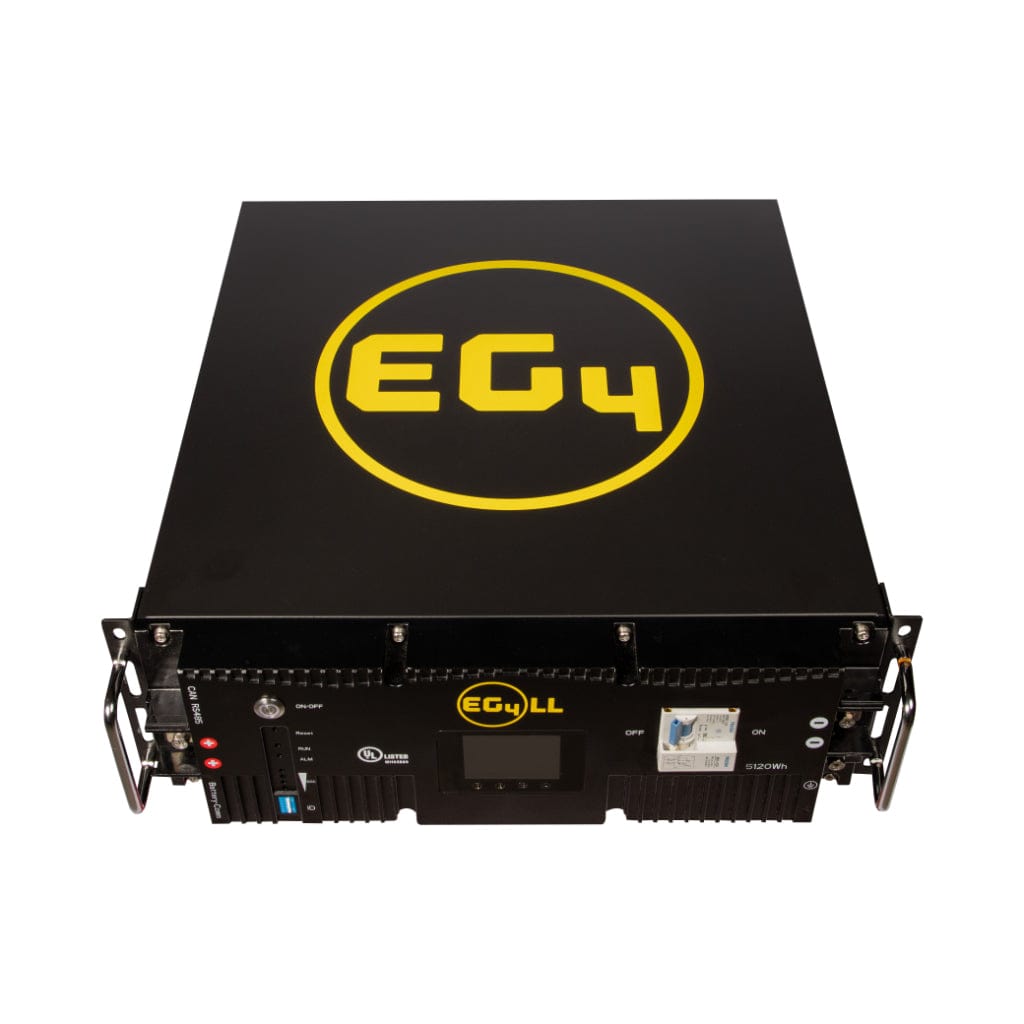 1511082 EG4 LL-S 48V 100Ah LiFePO4 Server Rack Battery | 5.12kWh | Emergency Stop Function | BMS Monitoring