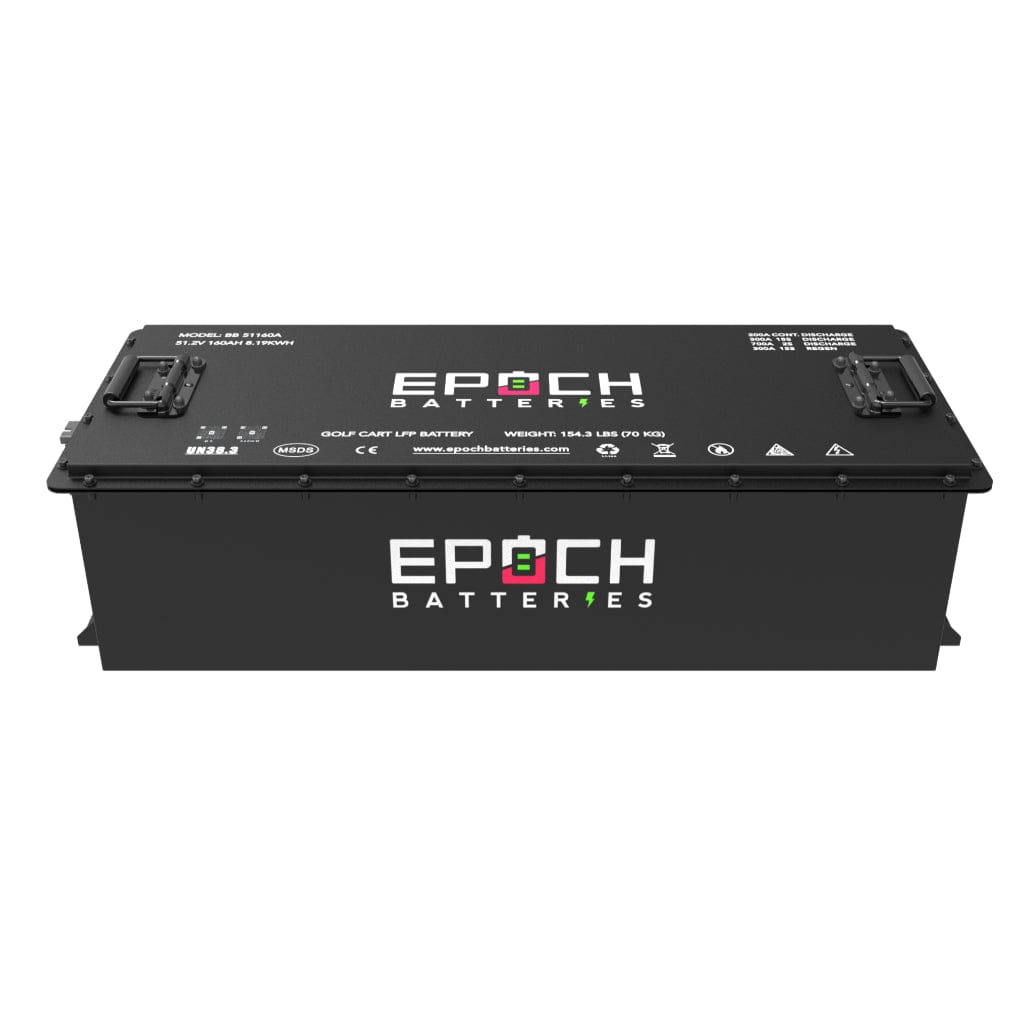 BB51160A-Kit Epoch 48V 160Ah LiFePO4 Golf Cart Battery Set | 3500 Cycle | IP67 Rating | BMS