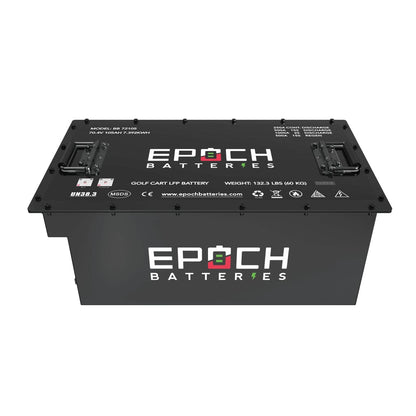 BB72105A-Kit Epoch 70.4V (72V) 105Ah LiFePO4 Golf Cart Battery Set | 3500 Cycle | IP67 Rating | BMS