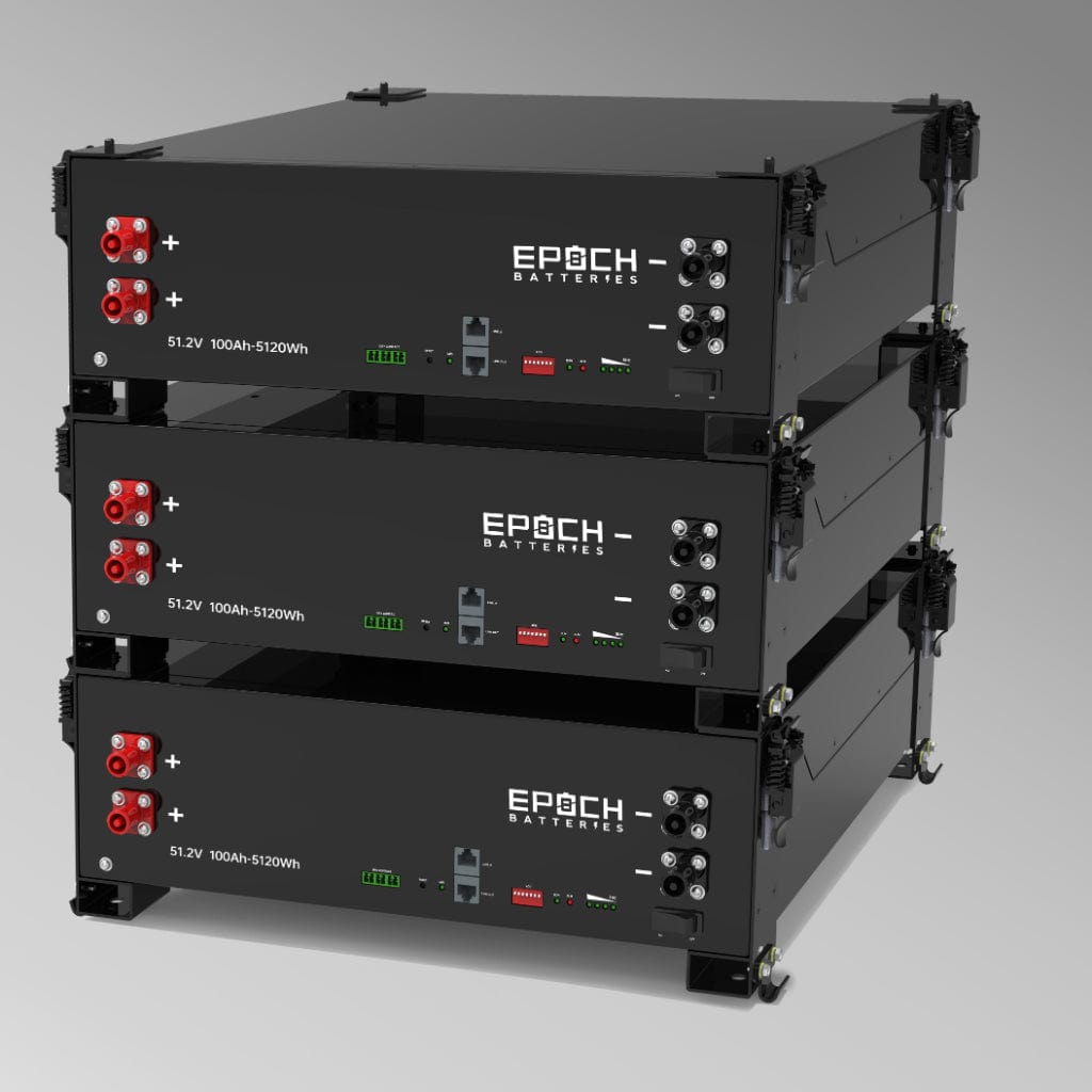 SR48100H Epoch Lithium 48V 100Ah LiFePO4 Server Rack Battery | 5.12kWh | 6000 Cycles | Deep Cycle Battery