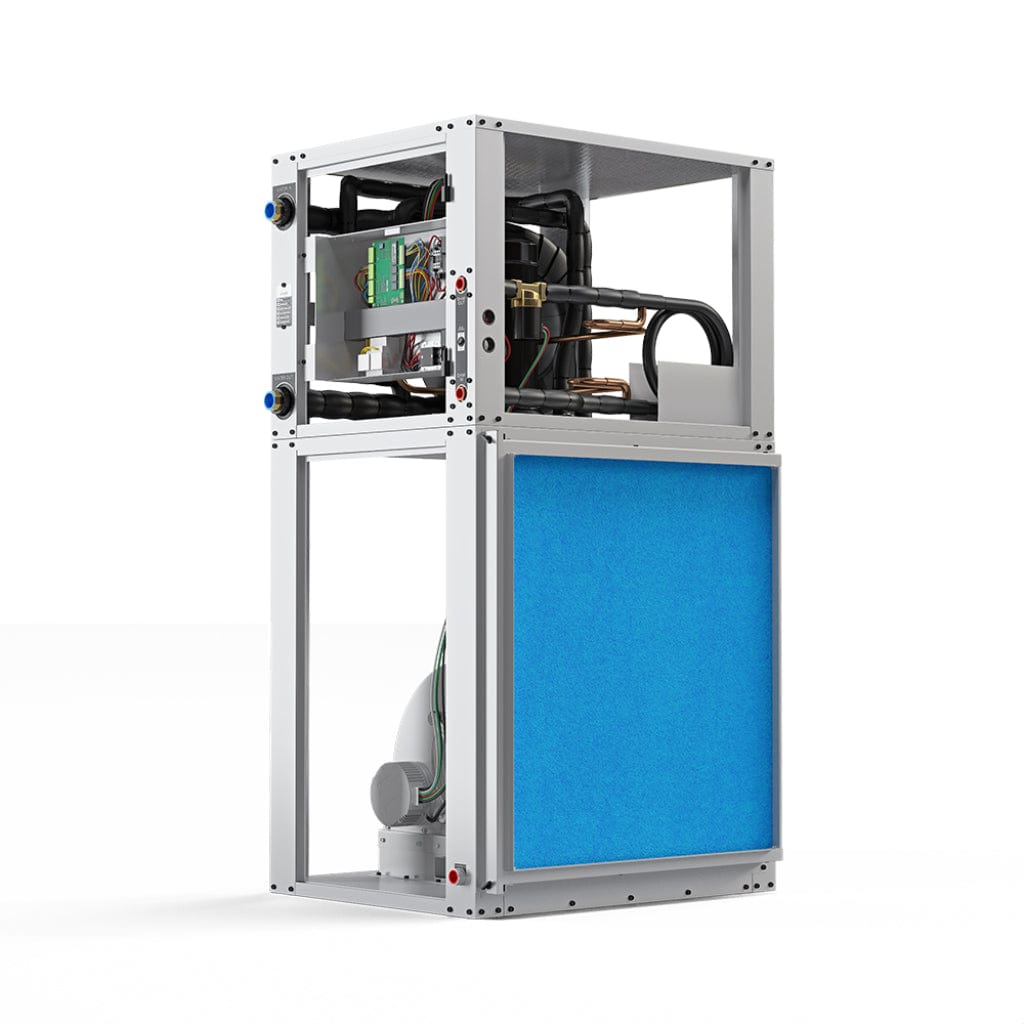 GCHPD036TGTANXR GeoCool 36K BTU Downflow Two-Stage 230V 1-Phase 60Hz CuNi Coil Right Return
