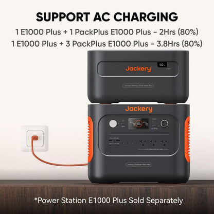 Jackery Explorer 1000 Plus LiFePO4 Battery Pack | 1264Wh | 4000 Cycles | Expandable