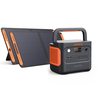 21-0001-000027YWITH2XSOLARSAGA100W Jackery Explorer 1000 Plus LiFePO4 Portable Power Station | 2000W | 1264Wh | 4000 Cycles | Solar Generator