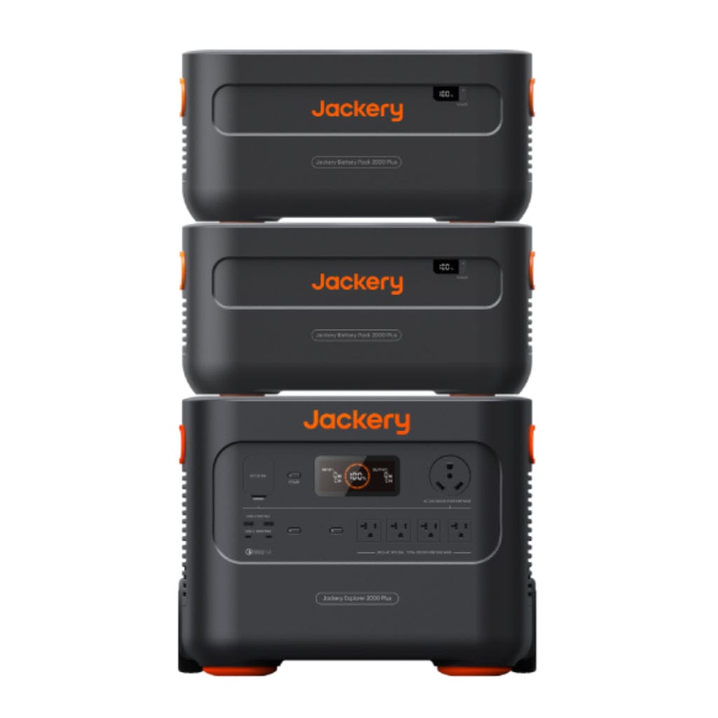 21-0001-000036 Jackery Explorer 2000 Plus LiFePO4 Portable Power Station [Build Your Custom Bundle] | 3000W-6000W | Expansion Battery Pack | SolarSaga 100W-200W Solar Panel | Home Power Backup