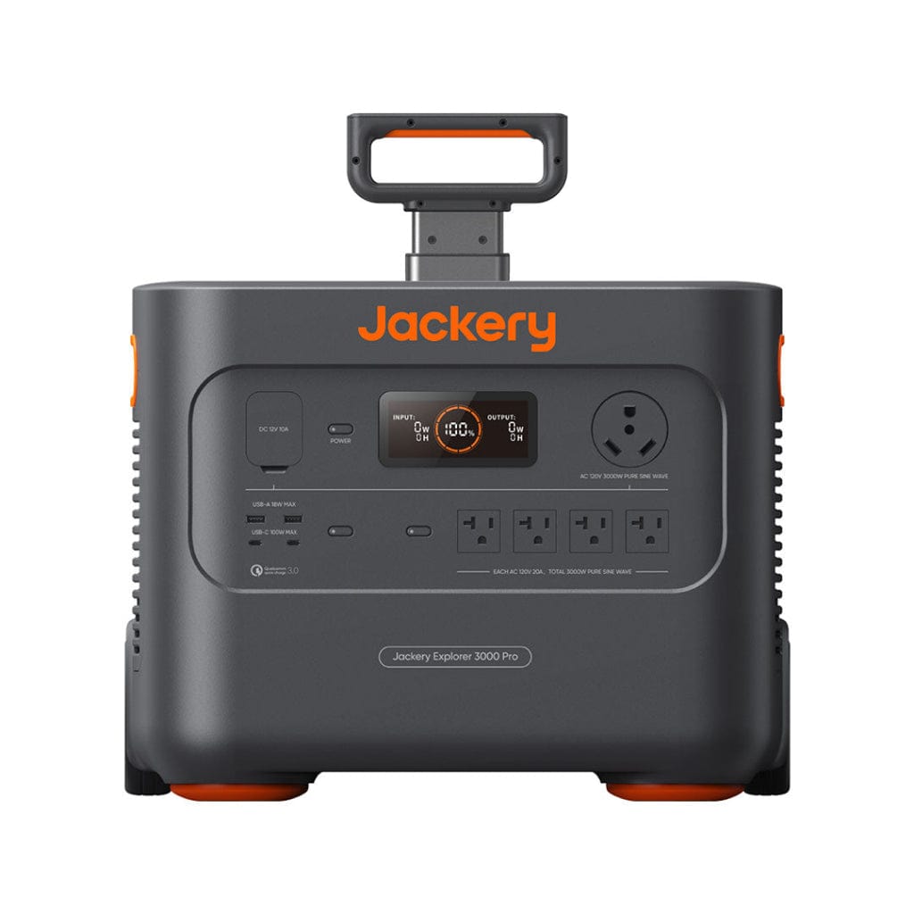 70-3000-USOR01 Jackery Explorer 3000 Pro LiFePO4 Portable Power Station | 3000W | 3024Wh | 2000 Cycles | Solar Generator