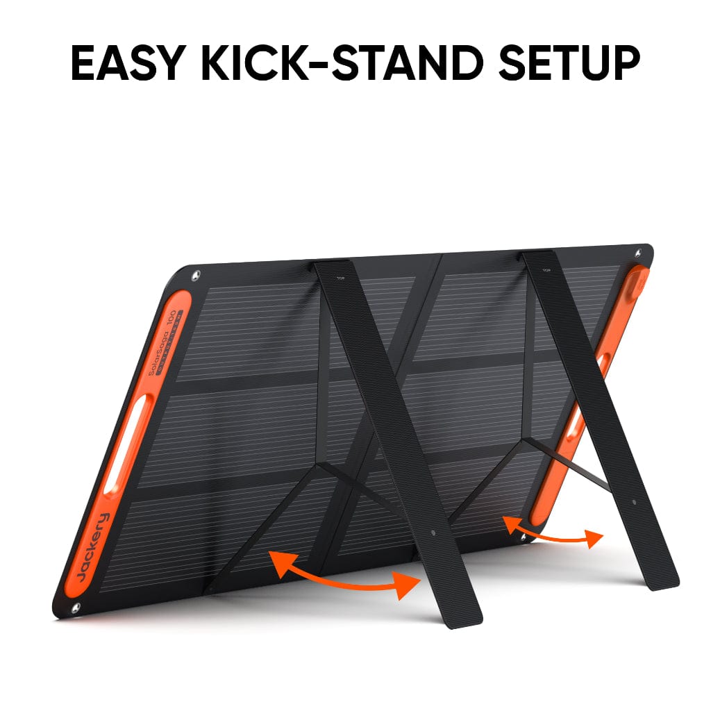 21-0002-000058 Jackery SolarSaga 100W Bifacial Solar Panel | 60V | IP68 Rated | Foldable Panel