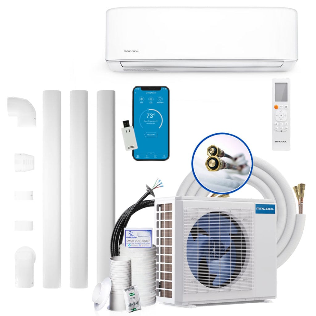 DIY-24-HP-WM-230C25 MRCOOL 24k BTU DIY 4th Generation E Star Ductless Mini-Split Heat Pump Complete System 208-230V/60Hz