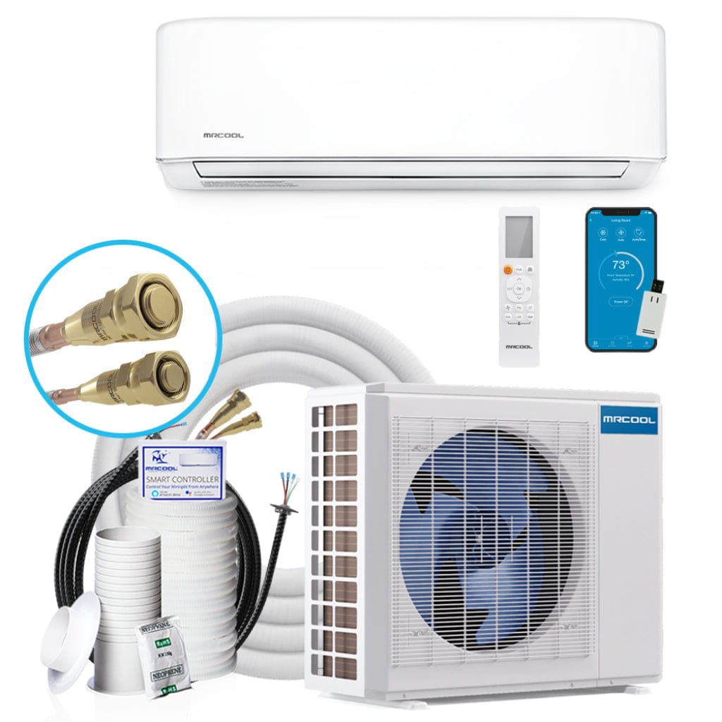 DIY-24-HP-WM-230C25 MRCOOL 24k BTU DIY 4th Generation E Star Ductless Mini-Split Heat Pump Complete System 208-230V/60Hz