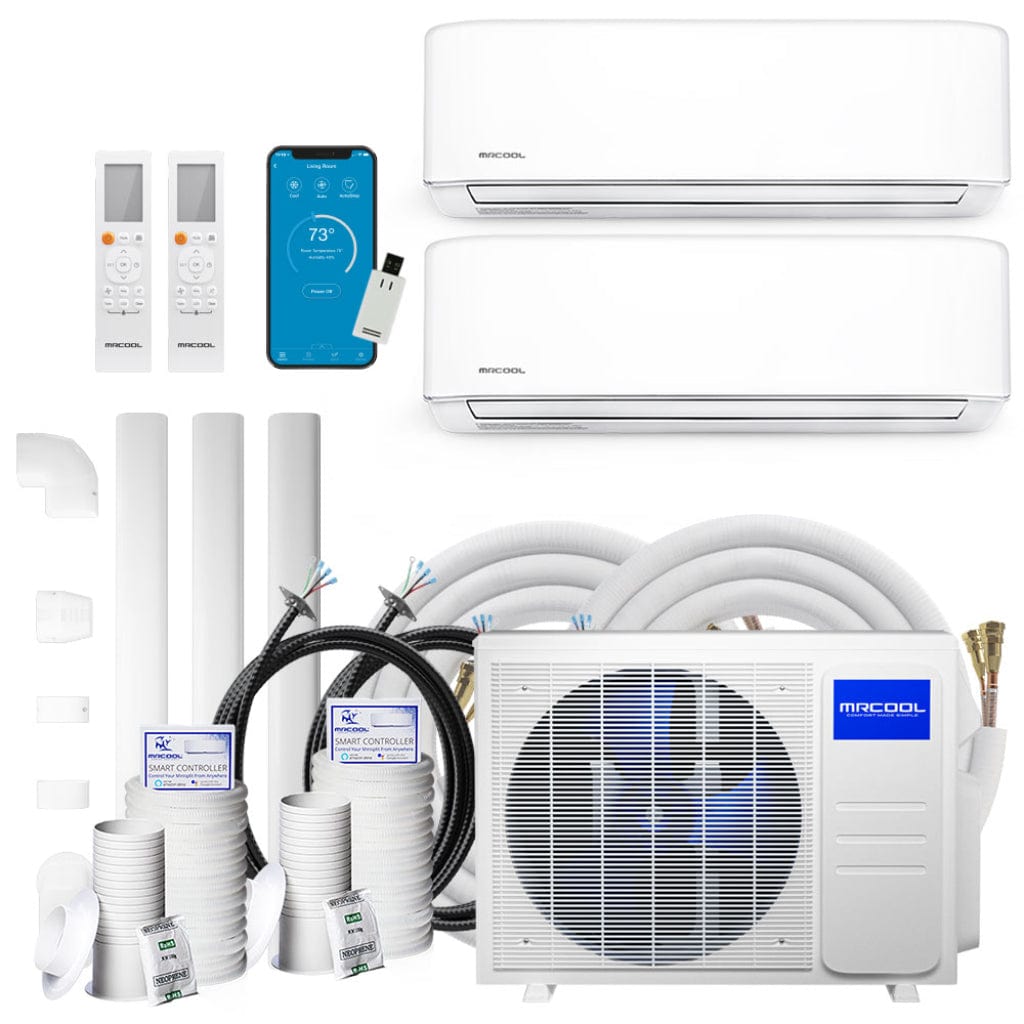 DIY-MULTI2-18HP230C MRCOOL DIY 4th Gen Multi-Zone 2-Zone 230 Volt Condenser | 18K BTU | 21 SEER | Ductless Condenser
